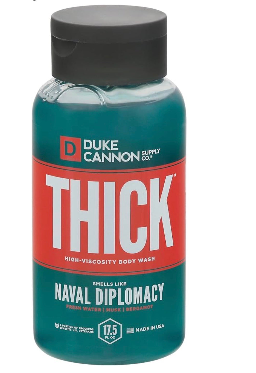 Duke Cannon THICK High-Viscosity Body Wash - Naval Diplomacy Scent