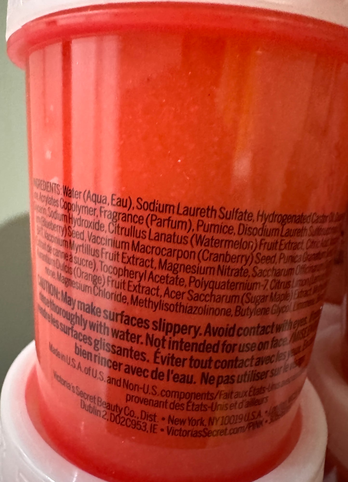 1 Victoria Secret Pink Melon (Watermelon)Nourishing Body Scrub 10 oz (Melon)