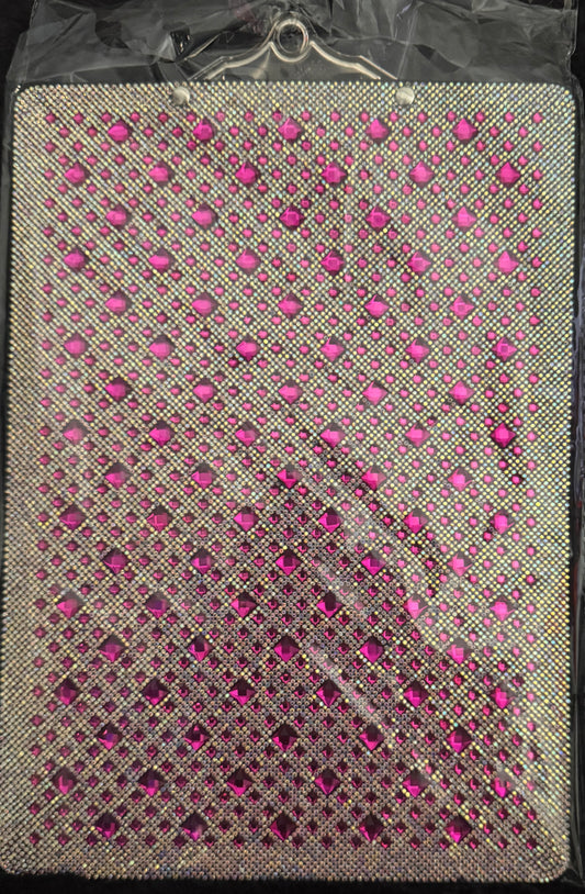-001 Jacqueline Kent Design  Pink Studded Clipboard