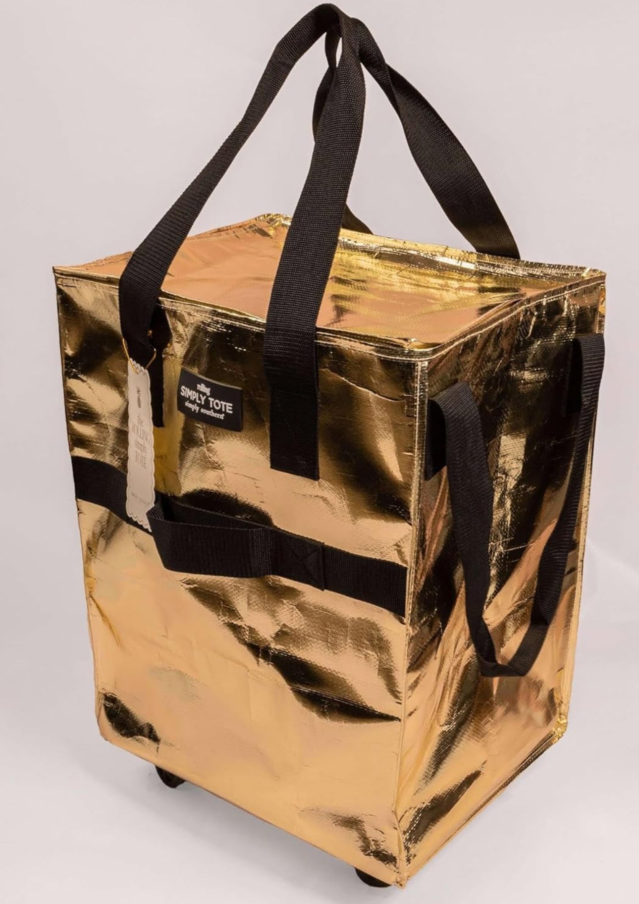 Simply Southern Rolling Tote - Gold