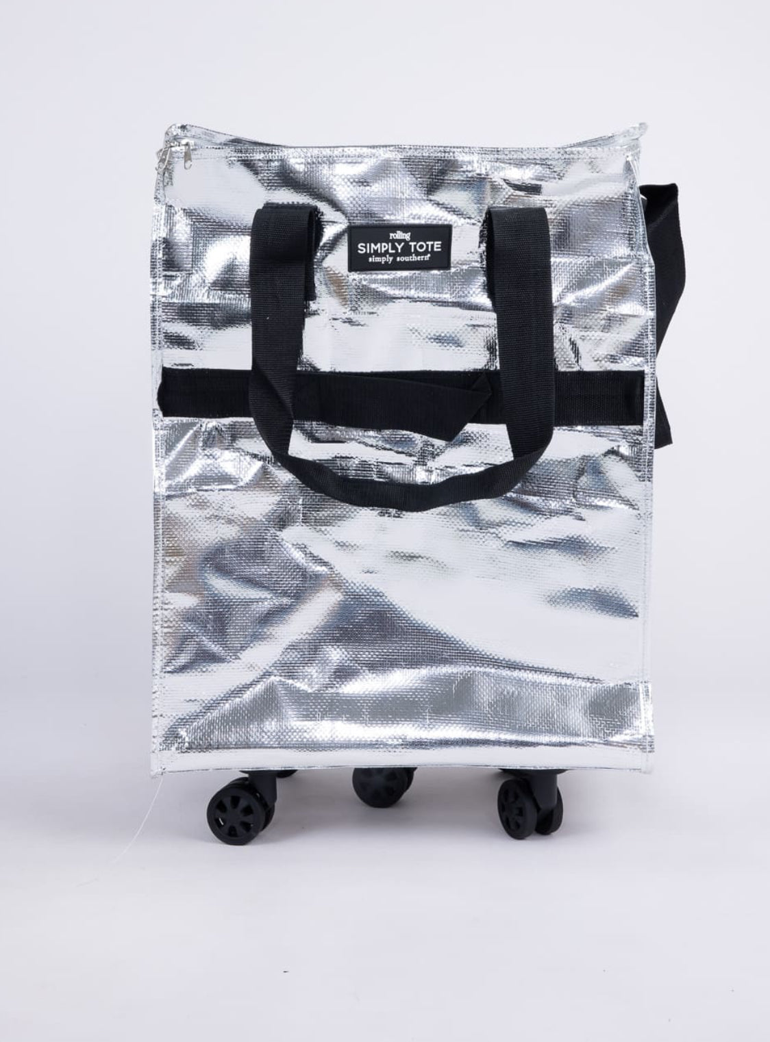 7 Simply Southern Rolling Tote - Silver