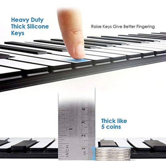 -000- Igloo Essentials Portable Folding Piano Keyboard with Pedal