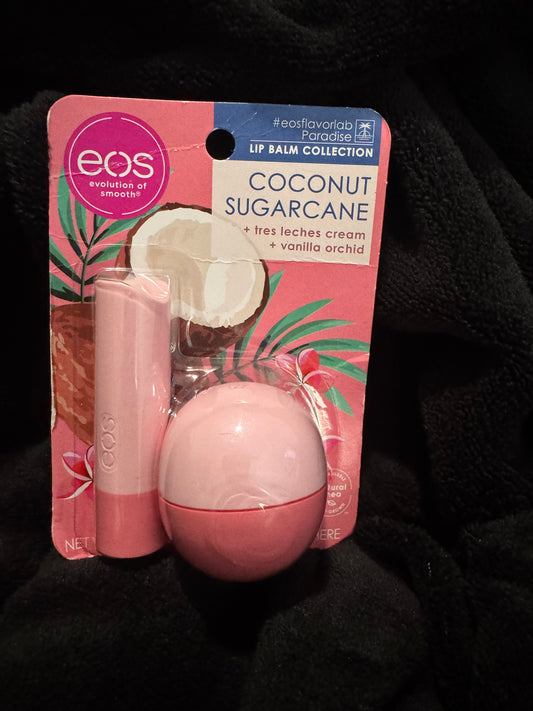 Eos Lip Balm Double Pack Coconut Sugarcane