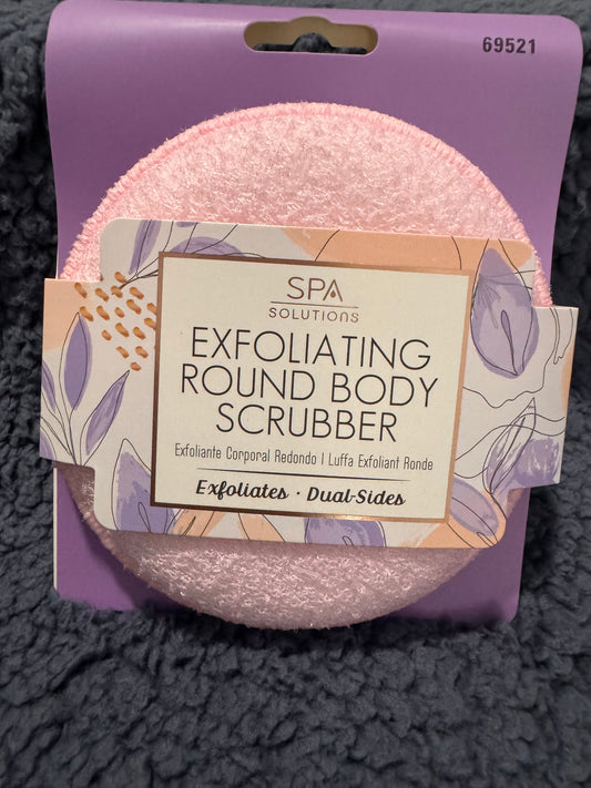 Spa Solutions Round Exfoliating Body Sponge