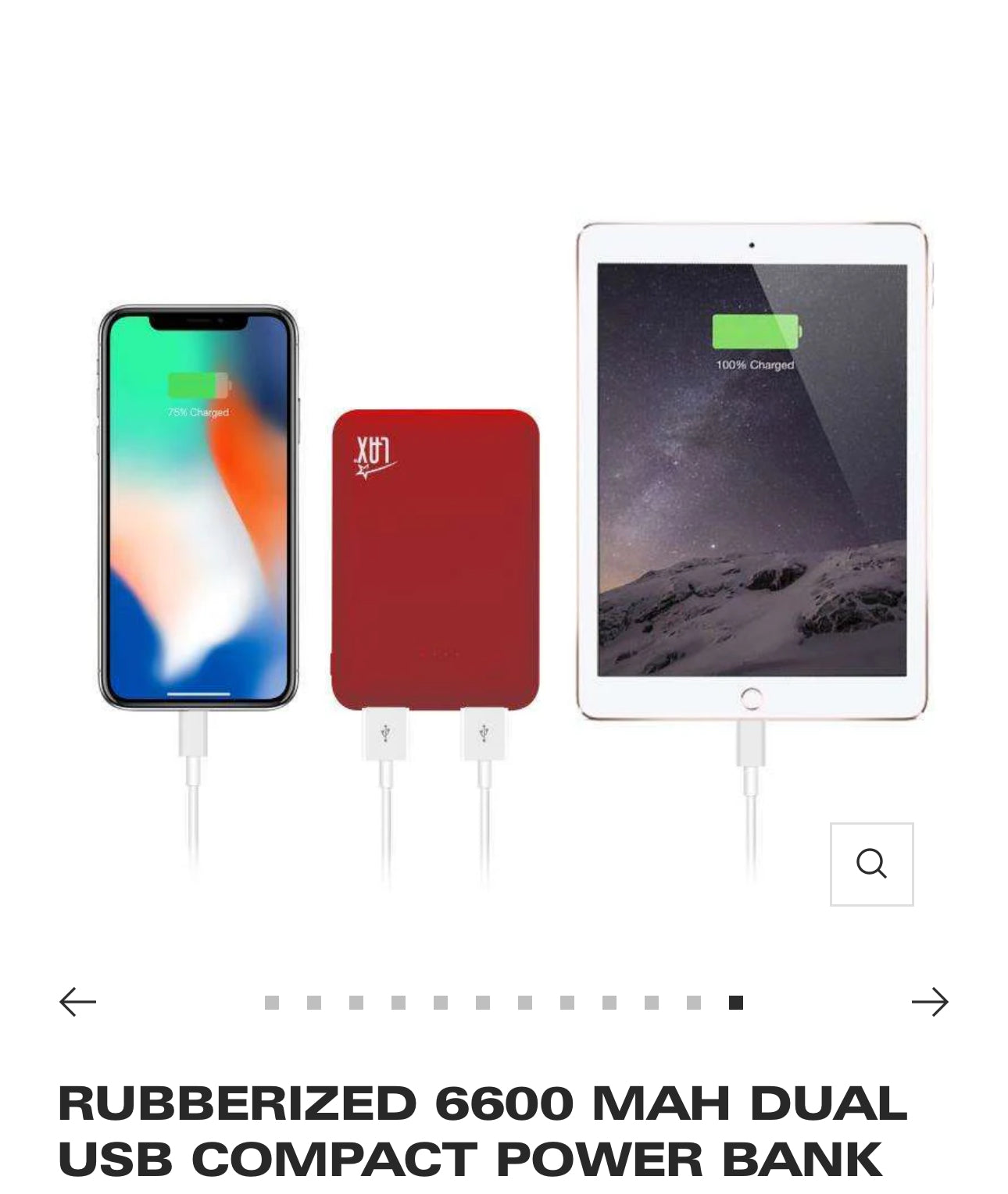 6600mAh  Power Bank (Fast Charge)