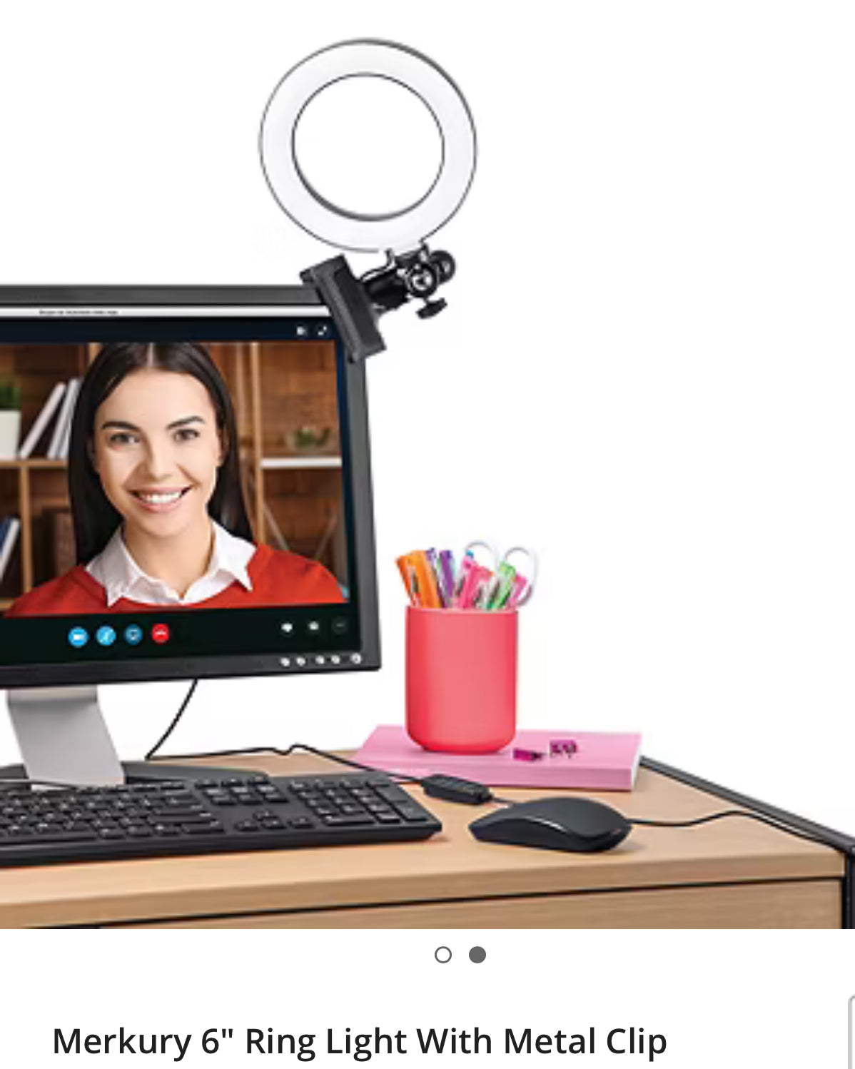 Social Media Ring Light w/Clip