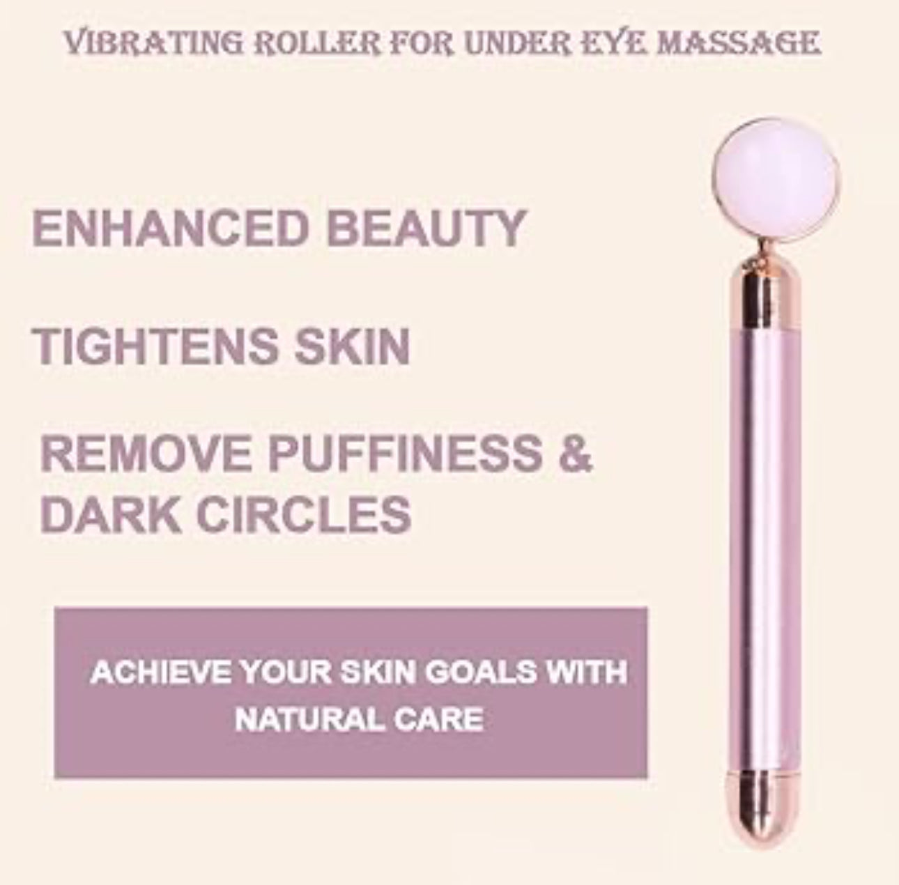 Vibrating Facial Massager (Amethyst)