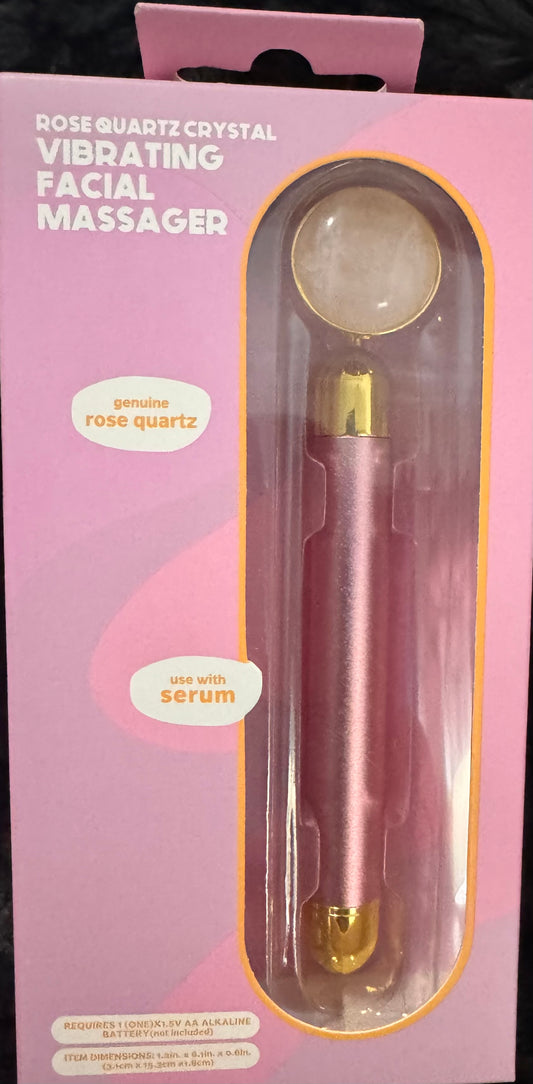 Vibrating Facial Massager (Rose Gold)