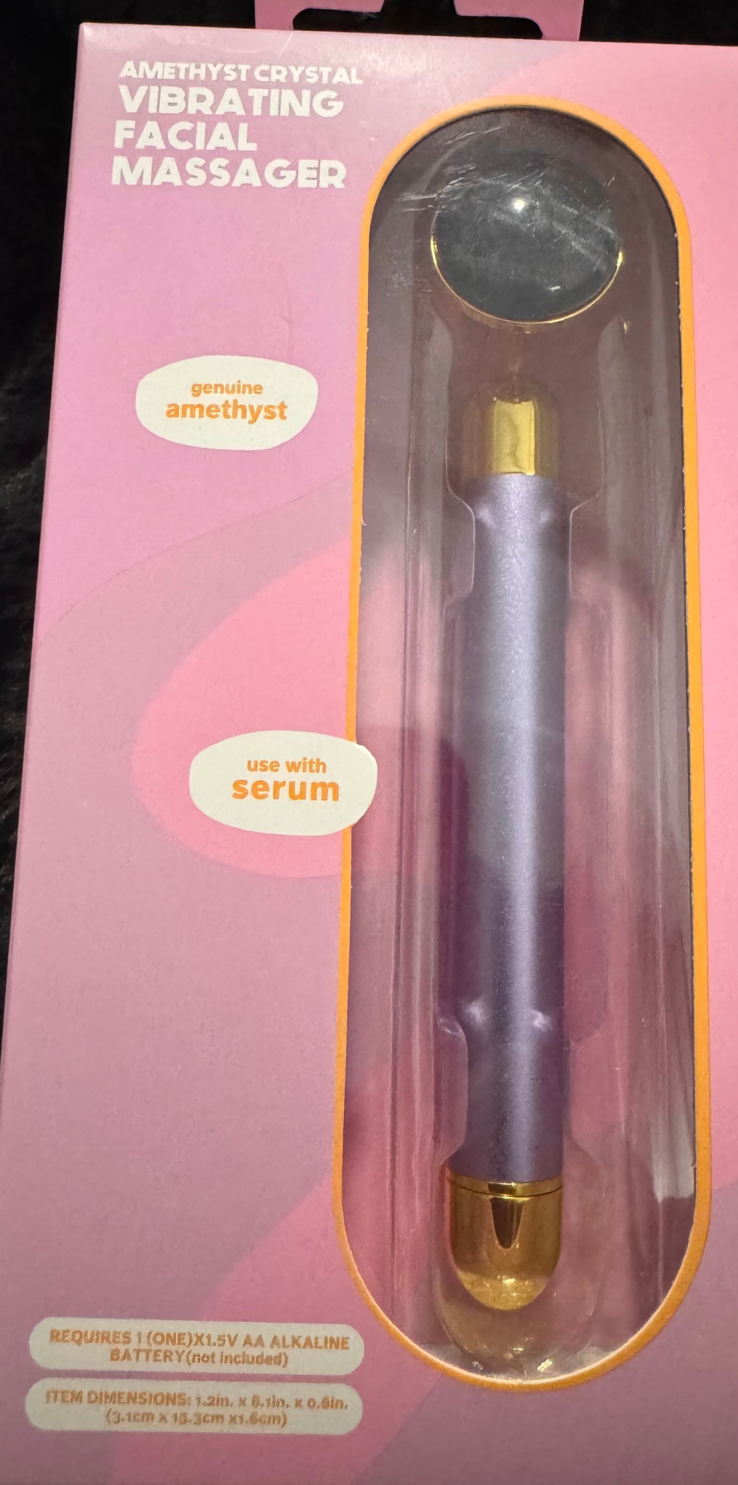 Vibrating Facial Massager (Amethyst)