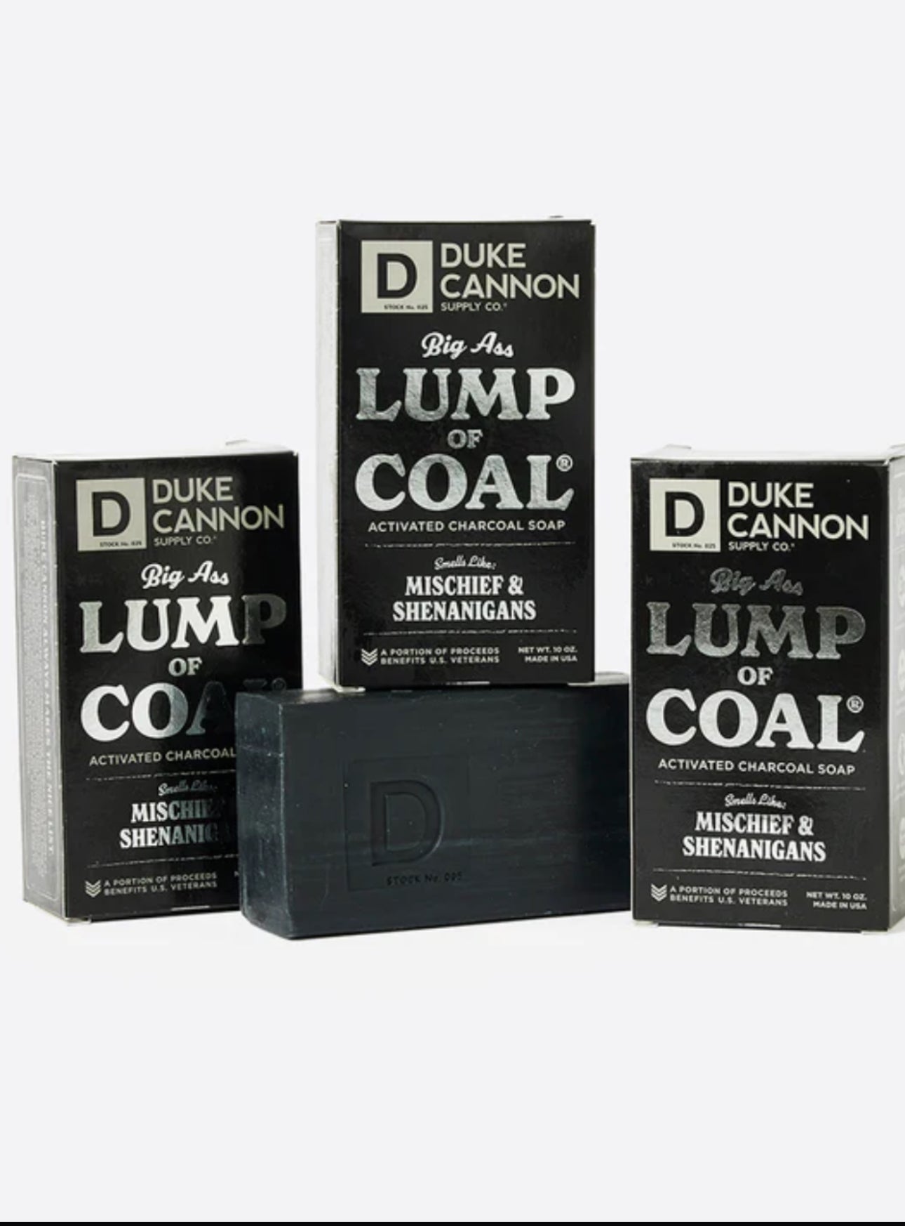 Duke Cannon Activated Charcoal Soap For Men