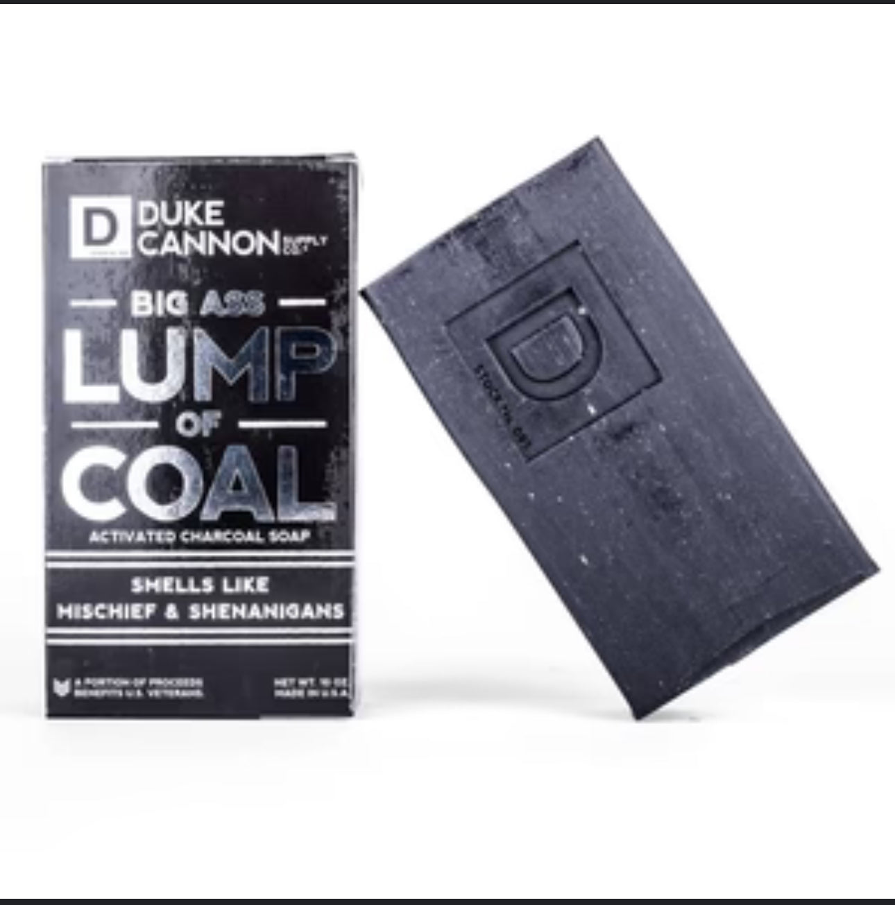Duke Cannon Activated Charcoal Soap For Men