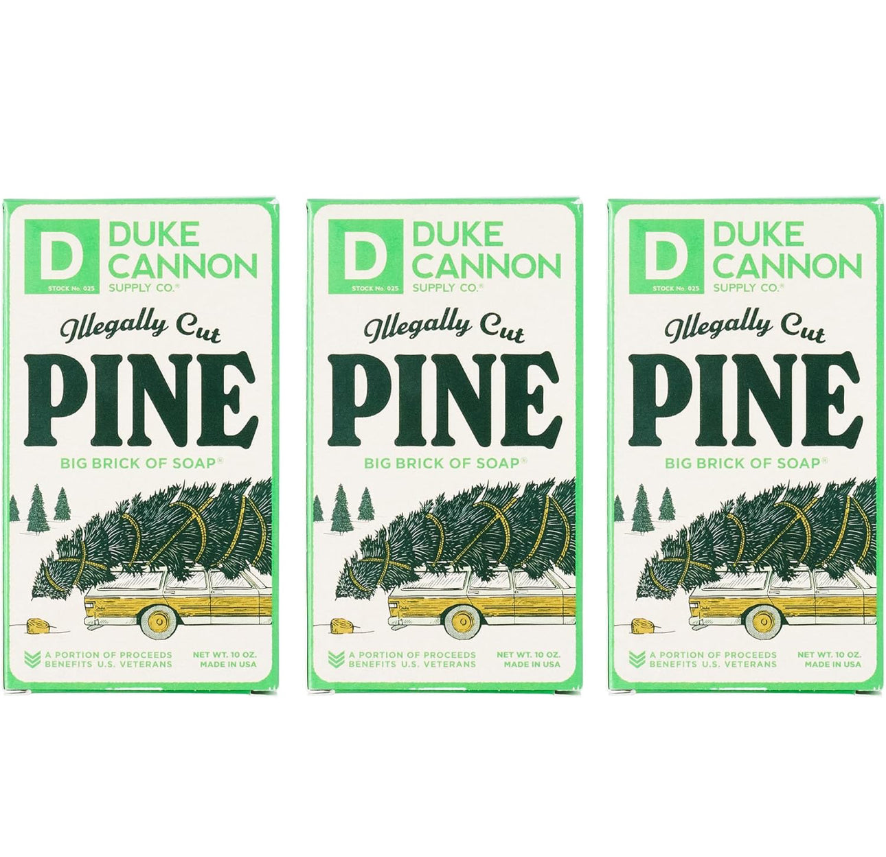 Duke Cannon Illegally Cut Pine Soap For Men
