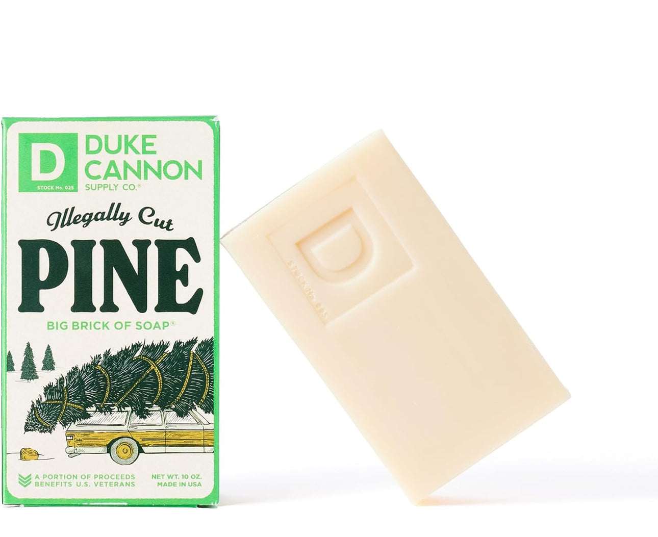 Duke Cannon Illegally Cut Pine Soap For Men