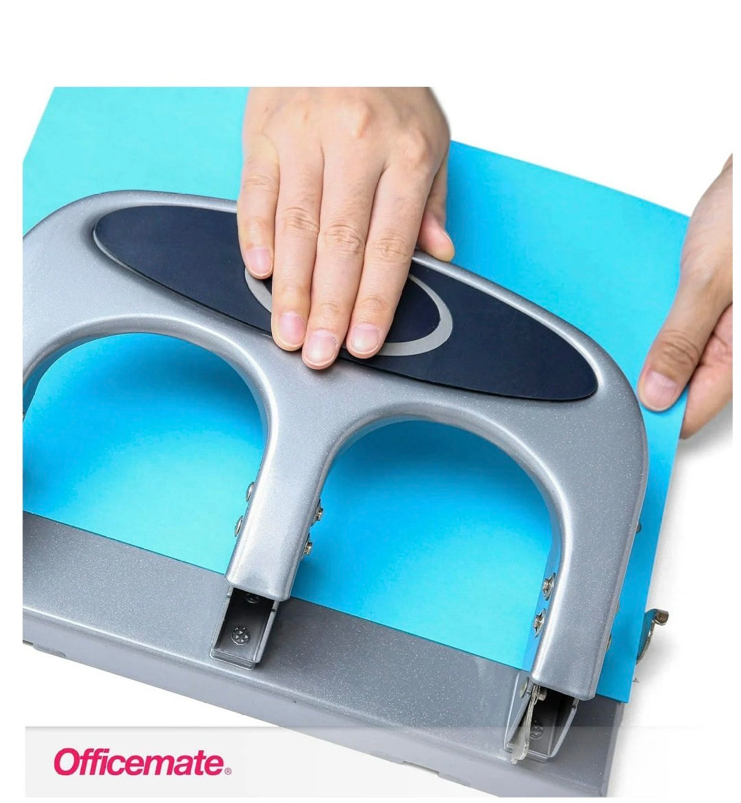 Office Mate Heavy Duty 3-Hole Punch  45 Page Capacity