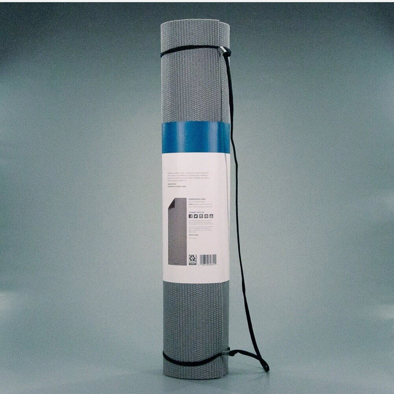 Yoga Mat- Gaiam Reversible Mat (Gray)