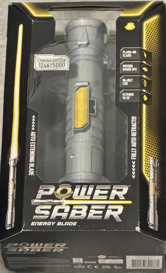 Power Saber Energy Blade Yellow Limited Edition /Realistic & Safe Battle Action