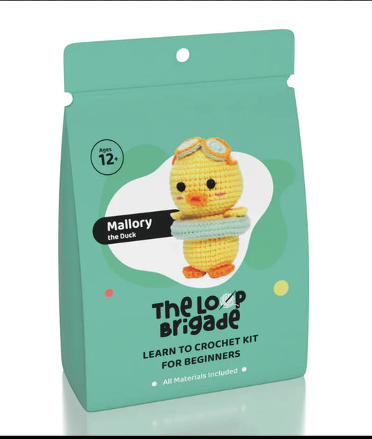 Crochet Kit For Beginners “Mallory the Duck”