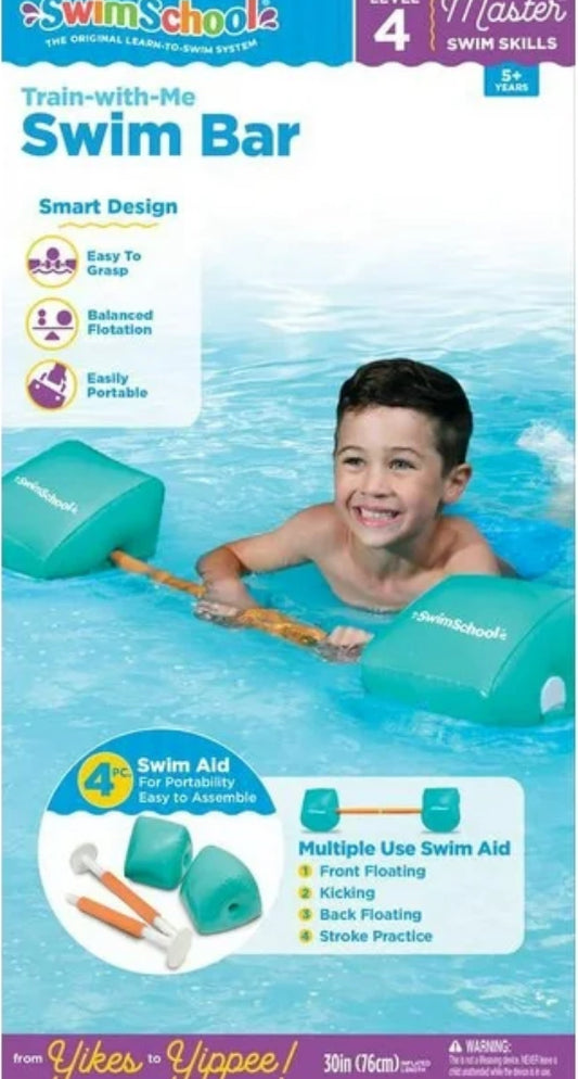 SwimSchool Train With Me Swim Bar, Kids 5+, Blue