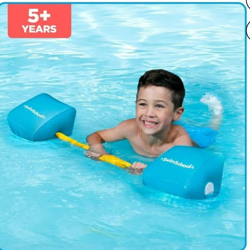 SwimSchool Train With Me Swim Bar, Kids 5+, Blue