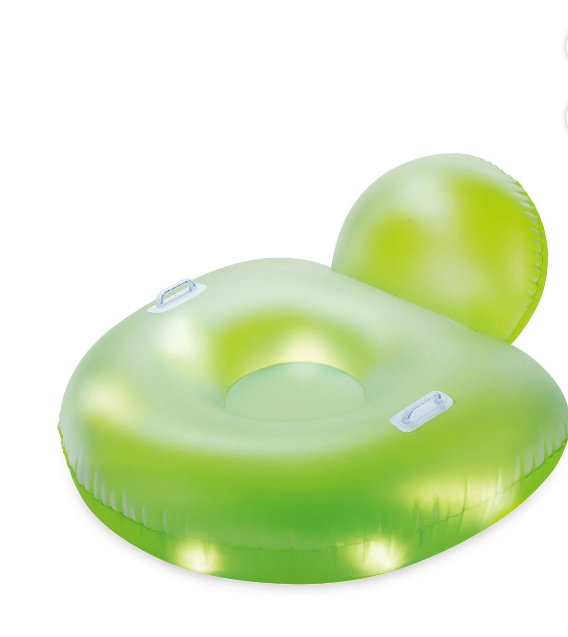 Summer Waves Inflatable Aqua Glow Lazy Lounge Pool Float, with Color-Changing LED Lights, for Adults, Unisex