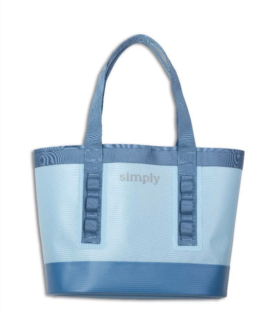 Simply Southern Tough Tote Blue
