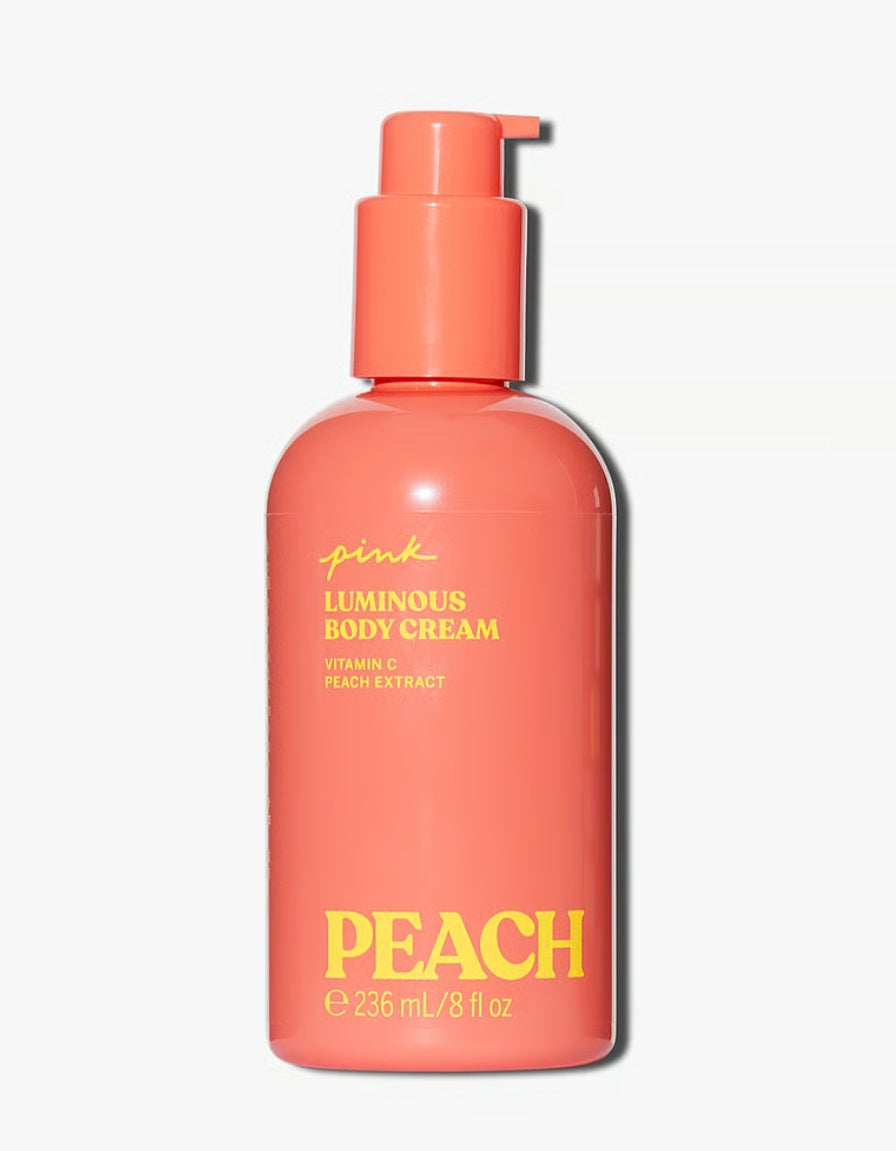 Peach Luminous Body Cream Lotion with Vitamin C 8 oz