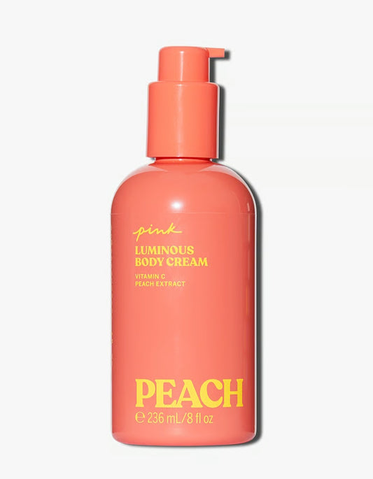 Peach Luminous Body Cream Lotion with Vitamin C 8 oz