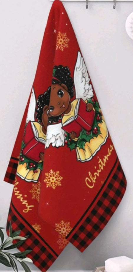 Christmas Angel Tea Towel
