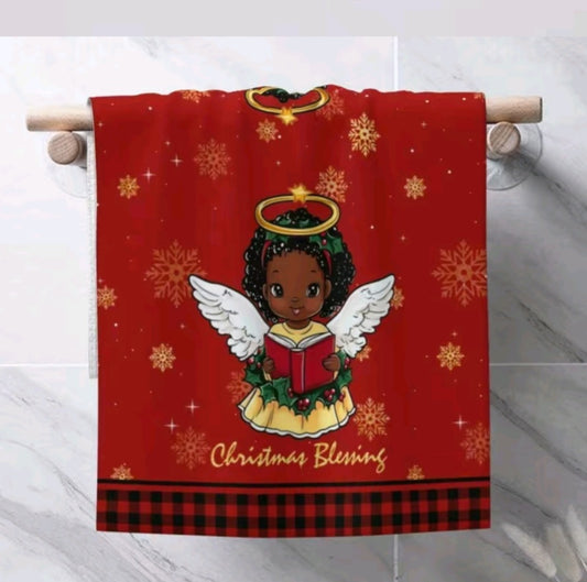 Christmas Angel Tea Towel