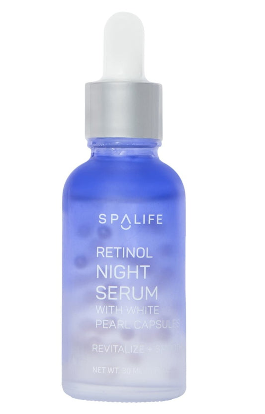 Spa Life Retinol Night Serum With Pearl Capsules 1 Fl.oz