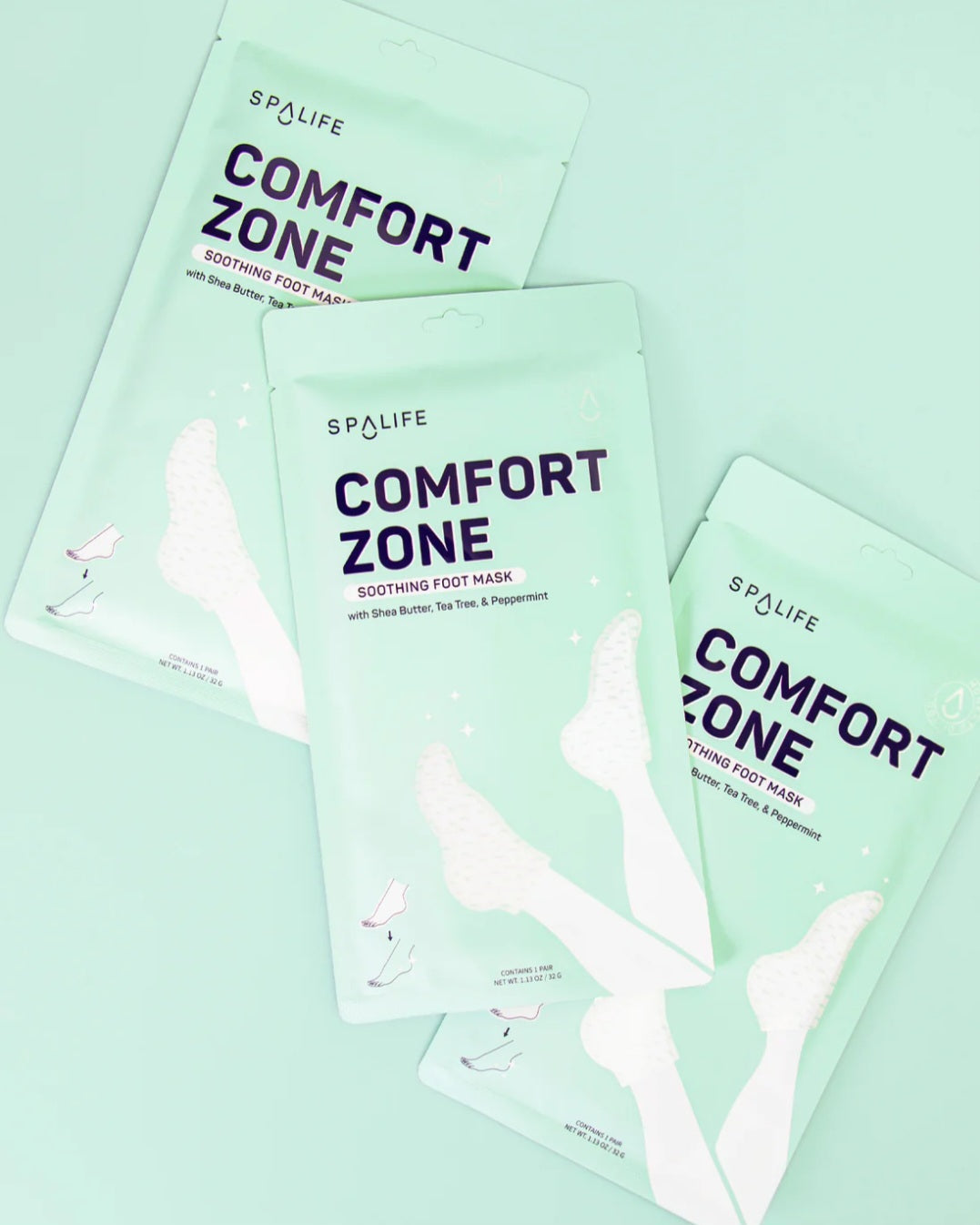 Spa Life Comfort Zone Soothing Foot Mask