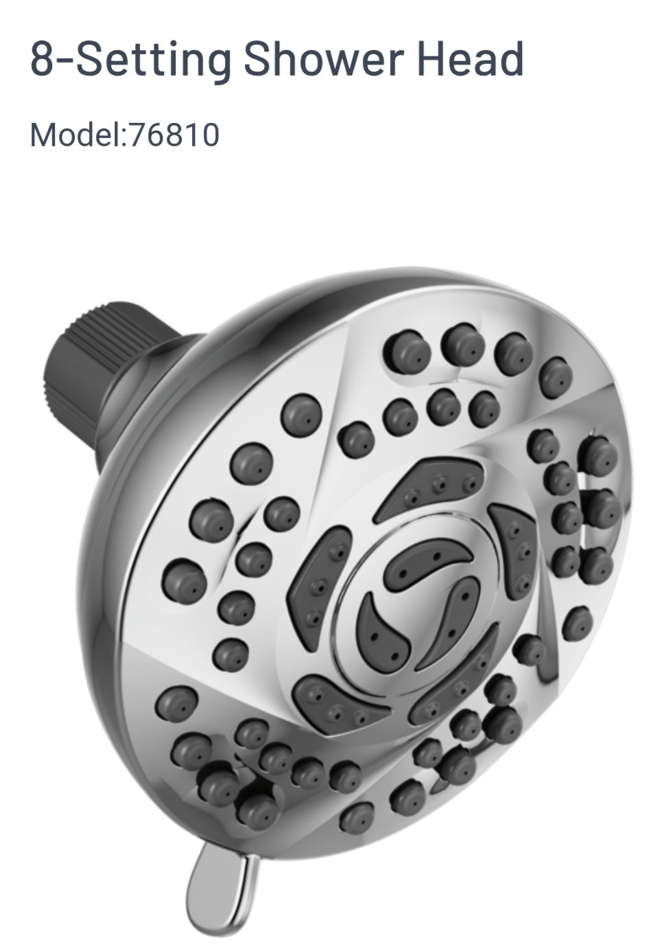 Shower Head 8 Settings
