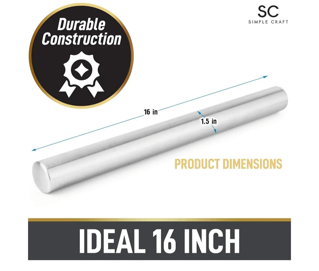 Stainless Steel Rolling Pin