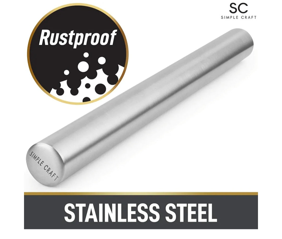 Stainless Steel Rolling Pin