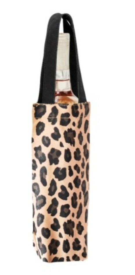 Leopard Wine Bag