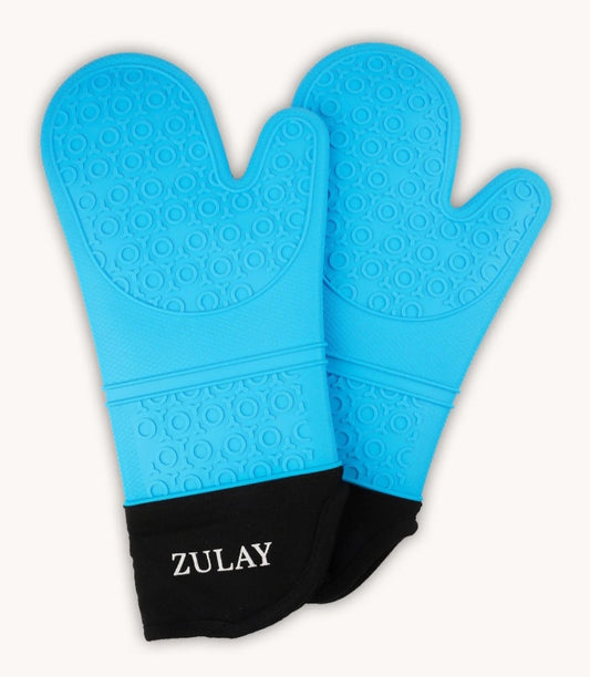 Zulay Kitchen Silicone Oven Mitts -2 piece