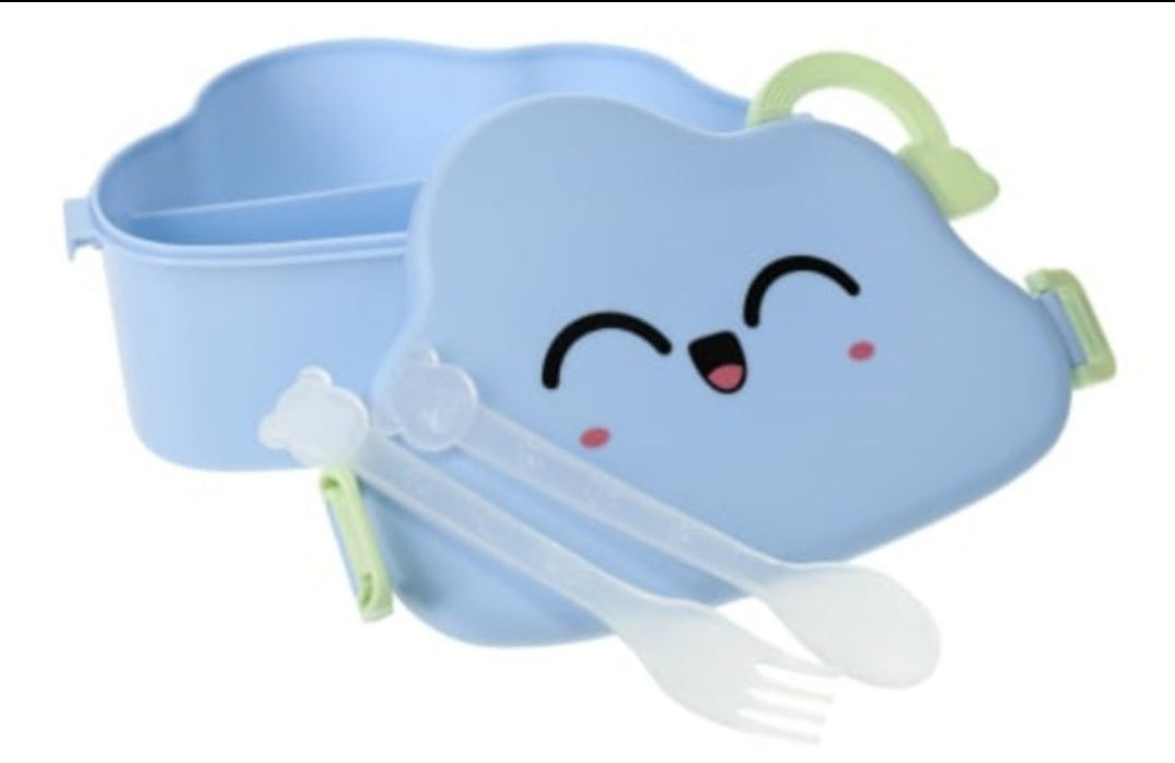Kawaii Cloud Bento Lunch Box 8.85in x 5.7in