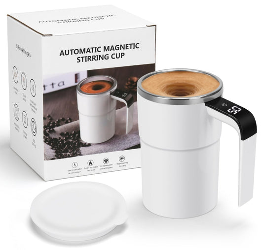 Self Stirring Cup-White