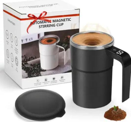 Self Stirring Mug--Black