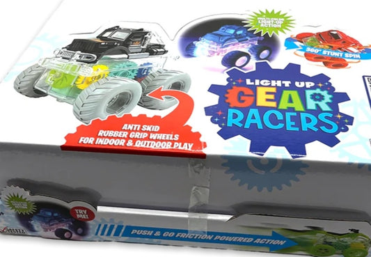 Toy--Light Up Red Gear Racer