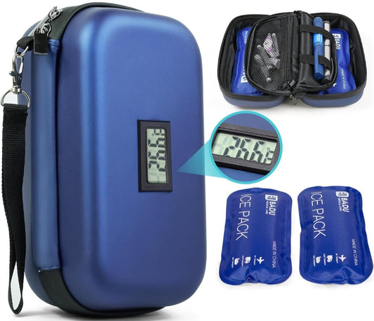 Insulin Cooler Travel Case w/Temperature Display