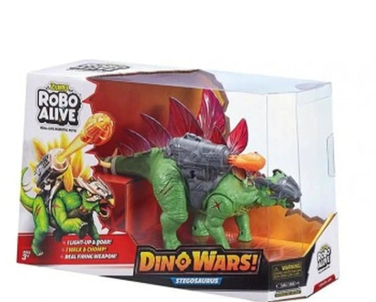 Toy Robo Alive Zuru Dino Wars-Series 1 Stegasaurus