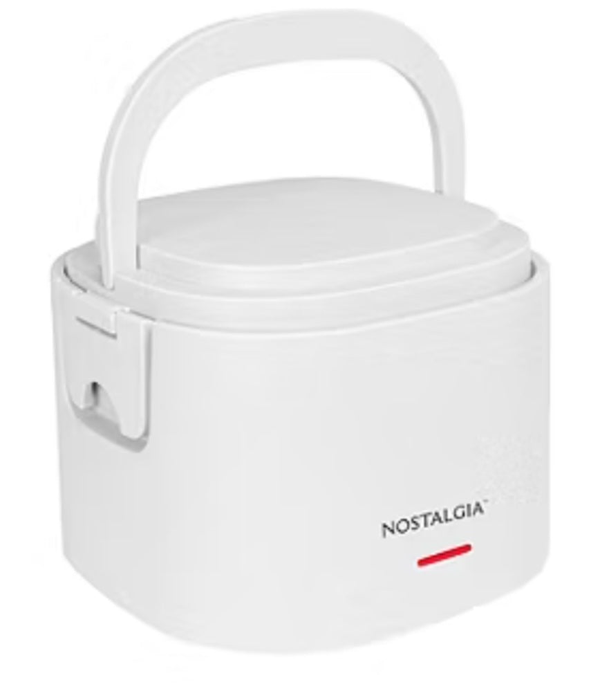 Nostalgia 20oz Portable Heated Lunchbox Slow Cooker