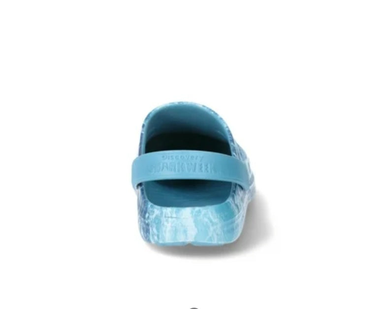 Rugged Shark Men's Shark Week Clog Sandals with Molded Footbed, Sizes 12