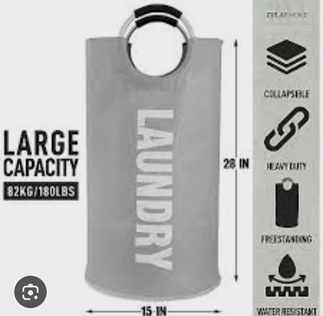 Zulay Laundry Hamper Grey
