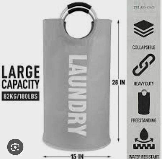 Zulay Laundry Hamper Grey
