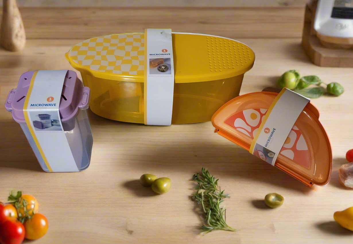 Microwave Essentials Trio – Pasta, Rice & Egg Cooker Set