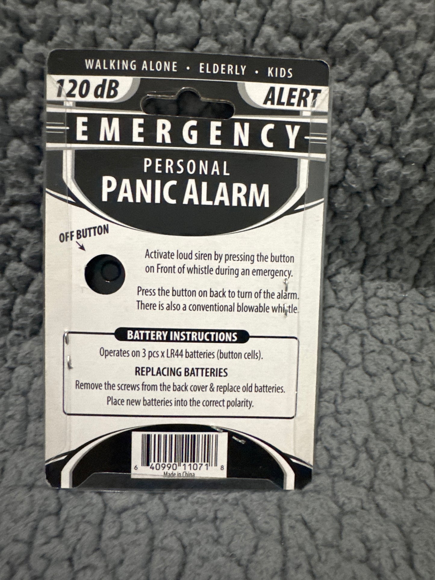 Personal Body Alarms