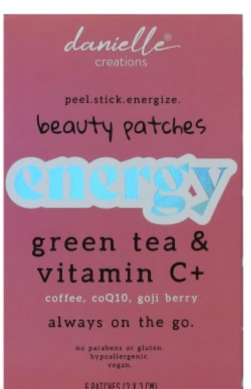 -000- Beauty Patches Energy +Vitamin C/Green Tea 6-Count