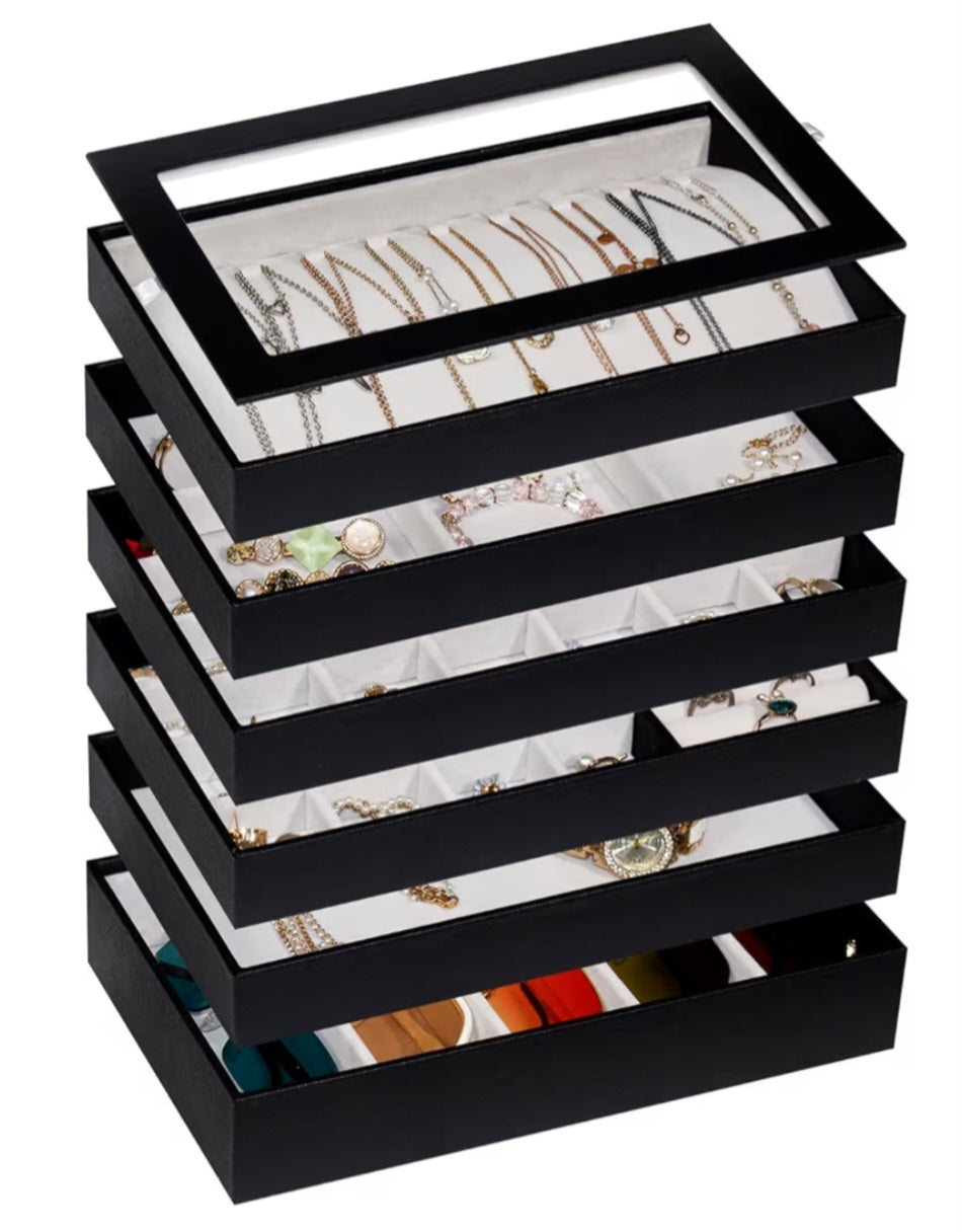 6a Stackable Jewelry Organizer 6 Layers